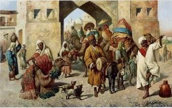 unknow artist Arab or Arabic people and life. Orientalism oil paintings 134 oil painting picture